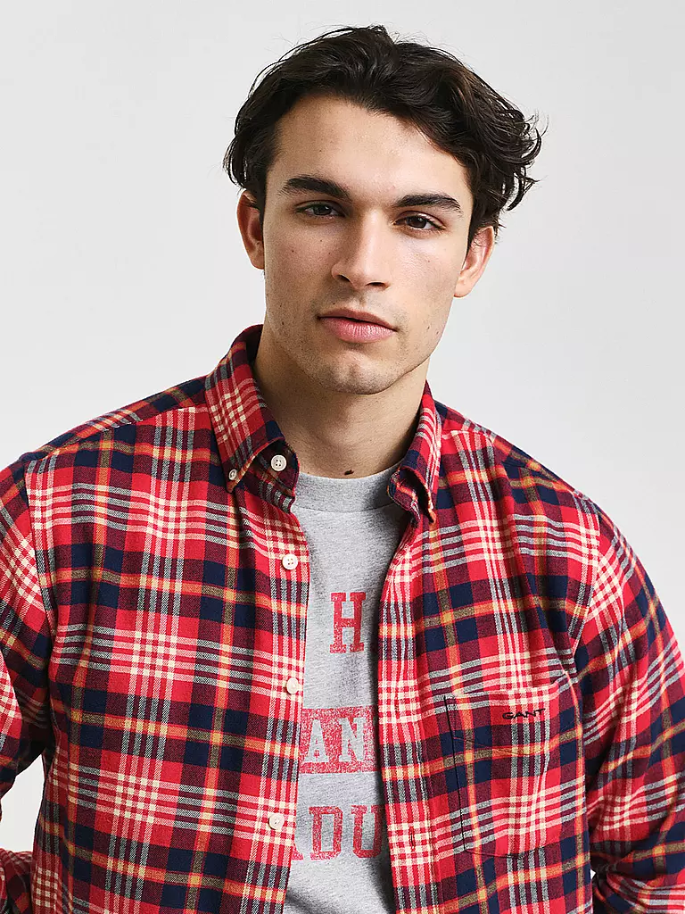 GANT | Flanellhemd  | Rouge