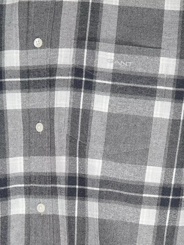 GANT | Flanellhemd Regular Fit  | Gris