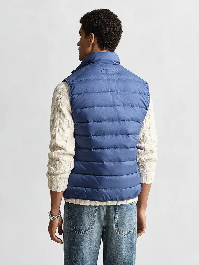 GANT | Gilet matelassé en duvet | Bleu clair