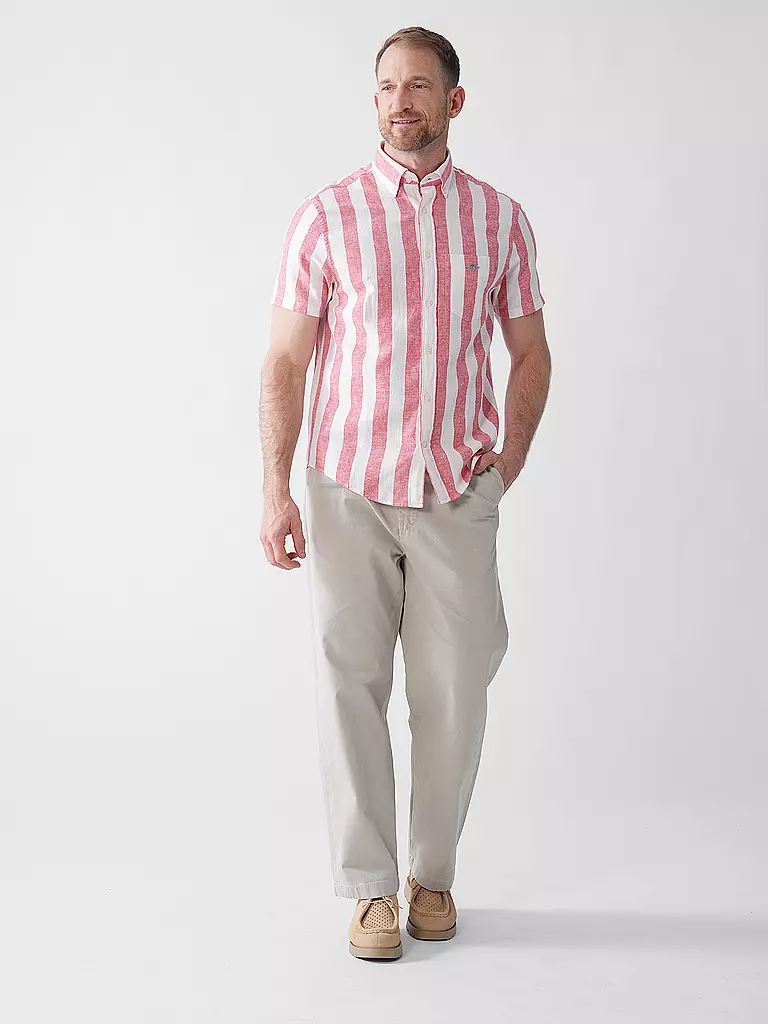 GANT | Hemd Regular Fit  | Rouge