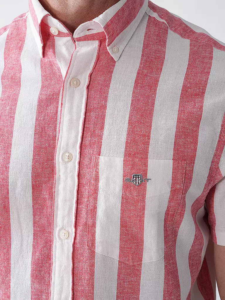 GANT | Hemd Regular Fit  | Rouge