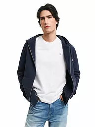 GANT | Kapuzensweatjacke | Bleu foncé