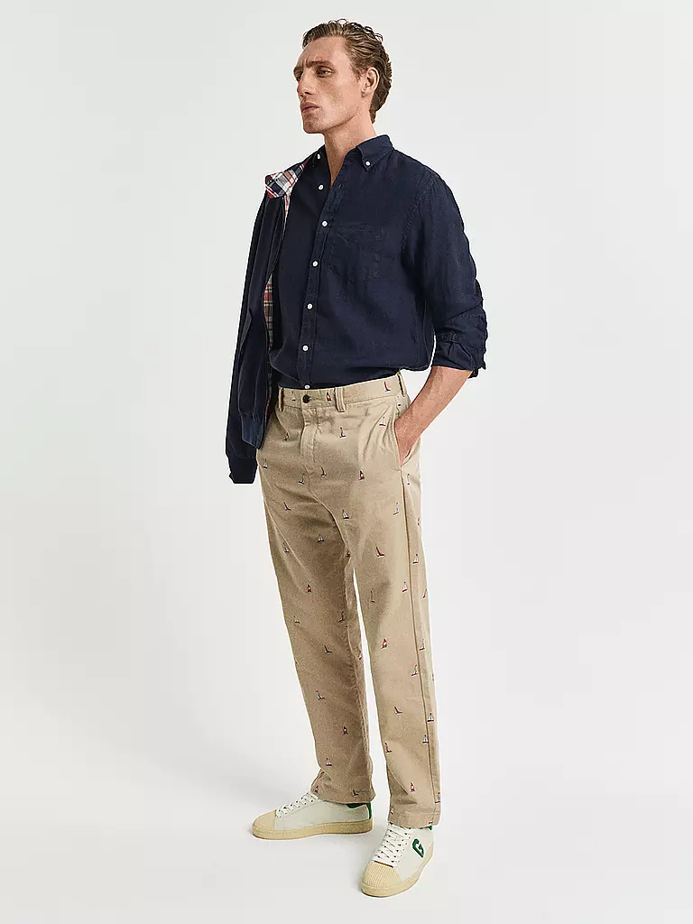 GANT | Leinenhemd Regular Fit  | Bleu