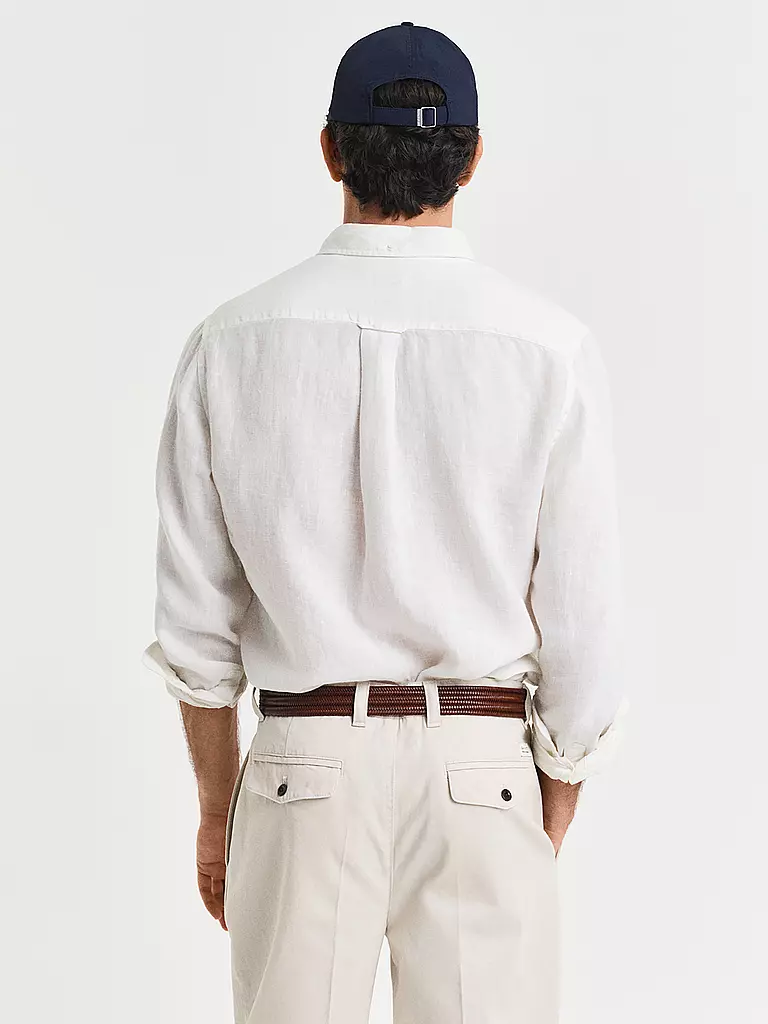 GANT | Leinenhemd Regular Fit  | Blanc