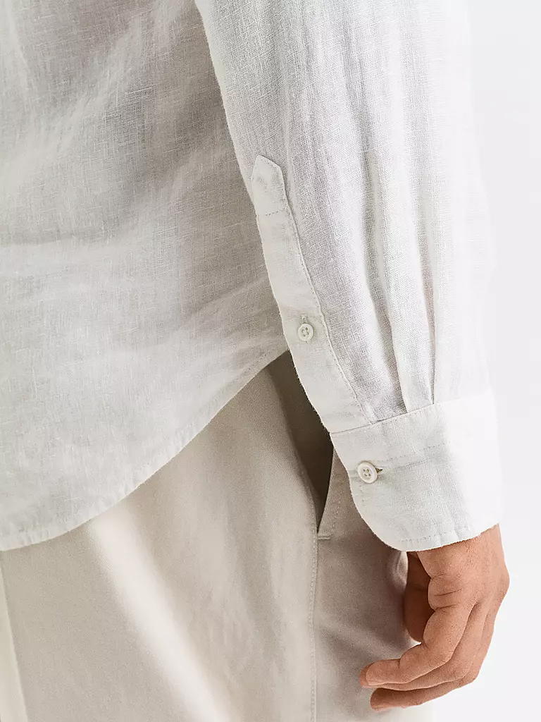 GANT | Leinenhemd Regular Fit  | Blanc