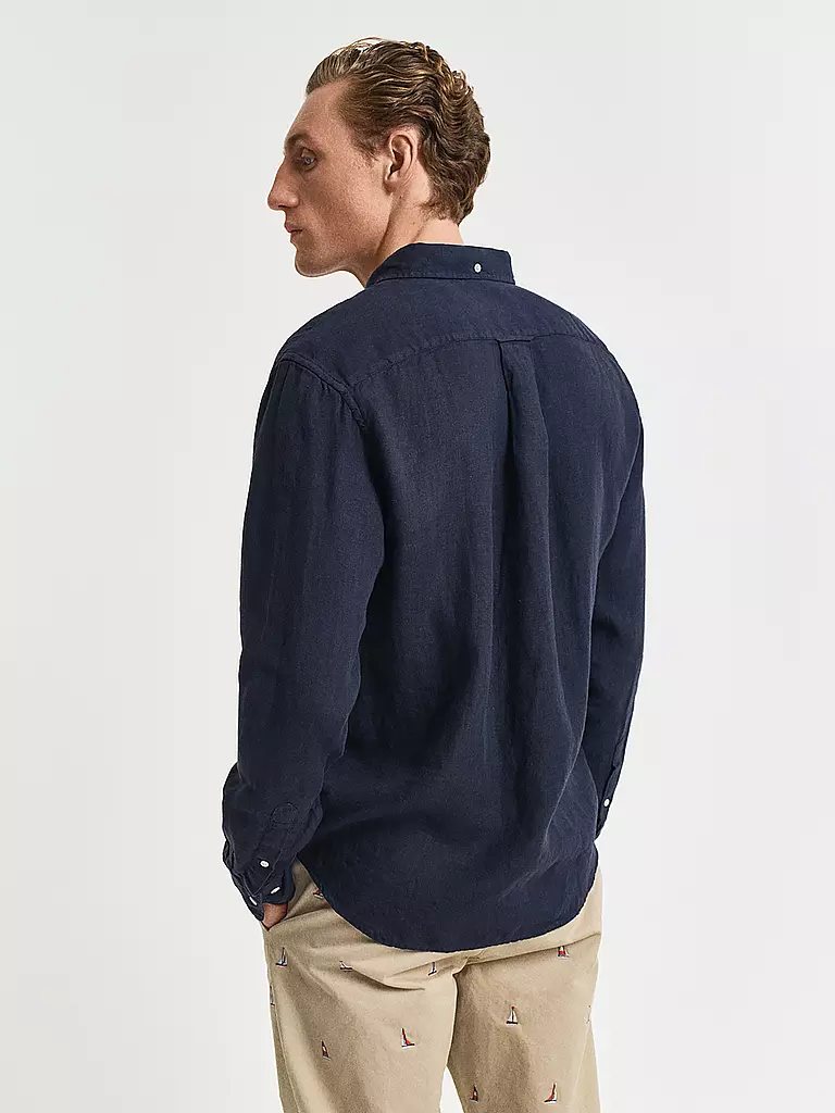 GANT | Leinenhemd Regular Fit  | Bleu