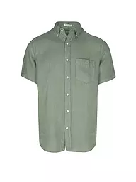 GANT | Chemise en lin coupe regular | Olive