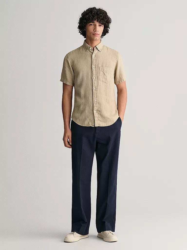 GANT | Leinenhemd Regular Fit | Beige