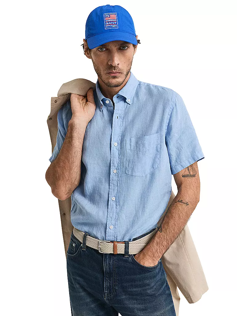GANT | Leinenhemd Regular Fit | Bleu
