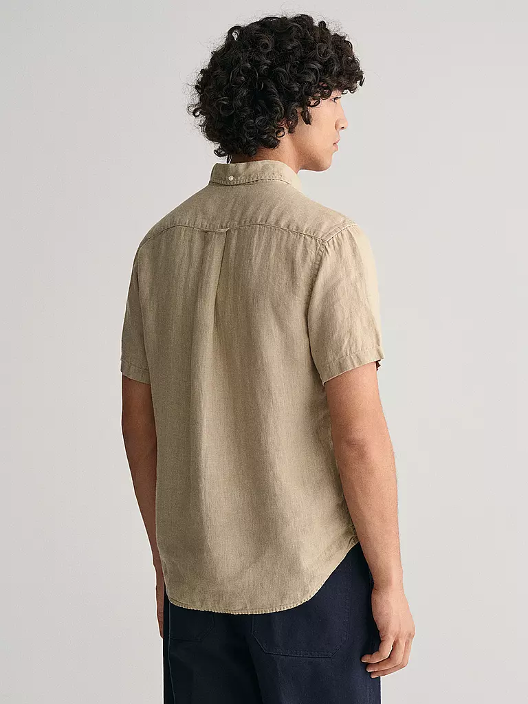 GANT | Leinenhemd Regular Fit | Beige