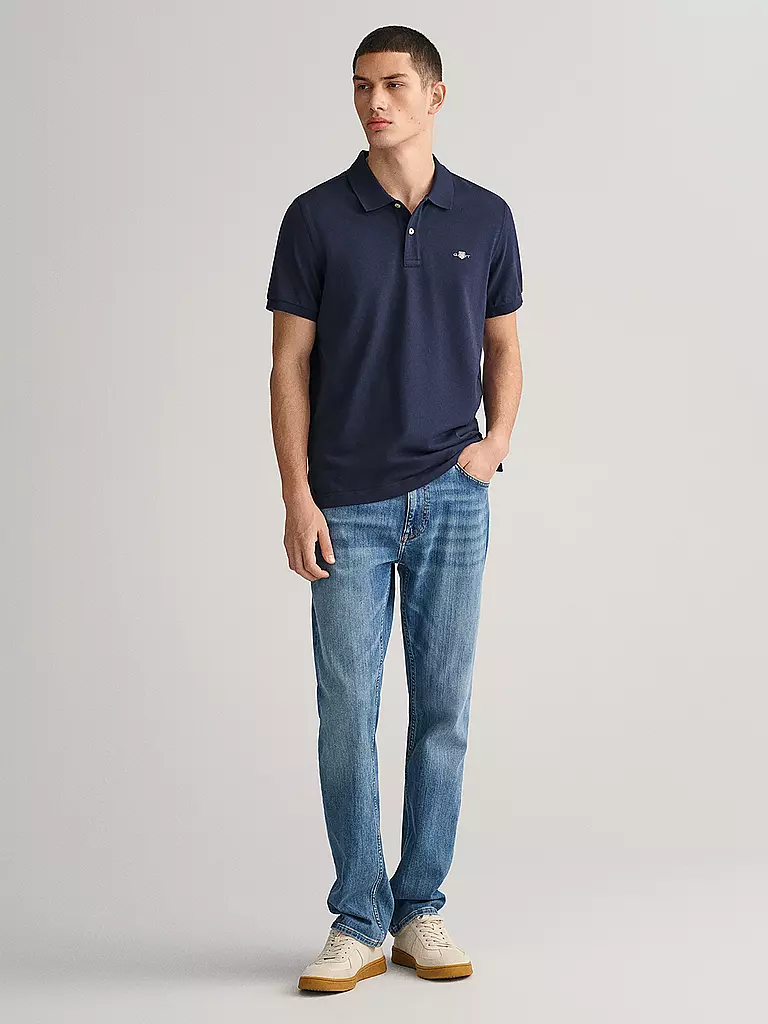 GANT | Polo coupe classique | Bleu foncé