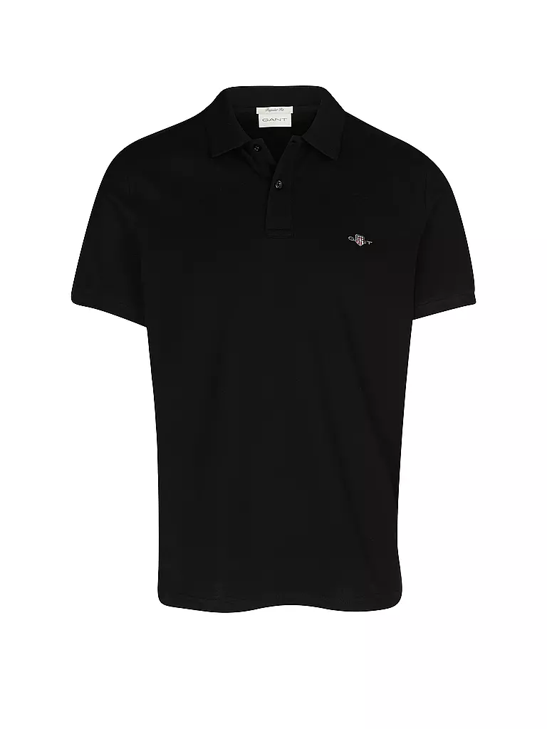 GANT | Polo coupe regular | Noir