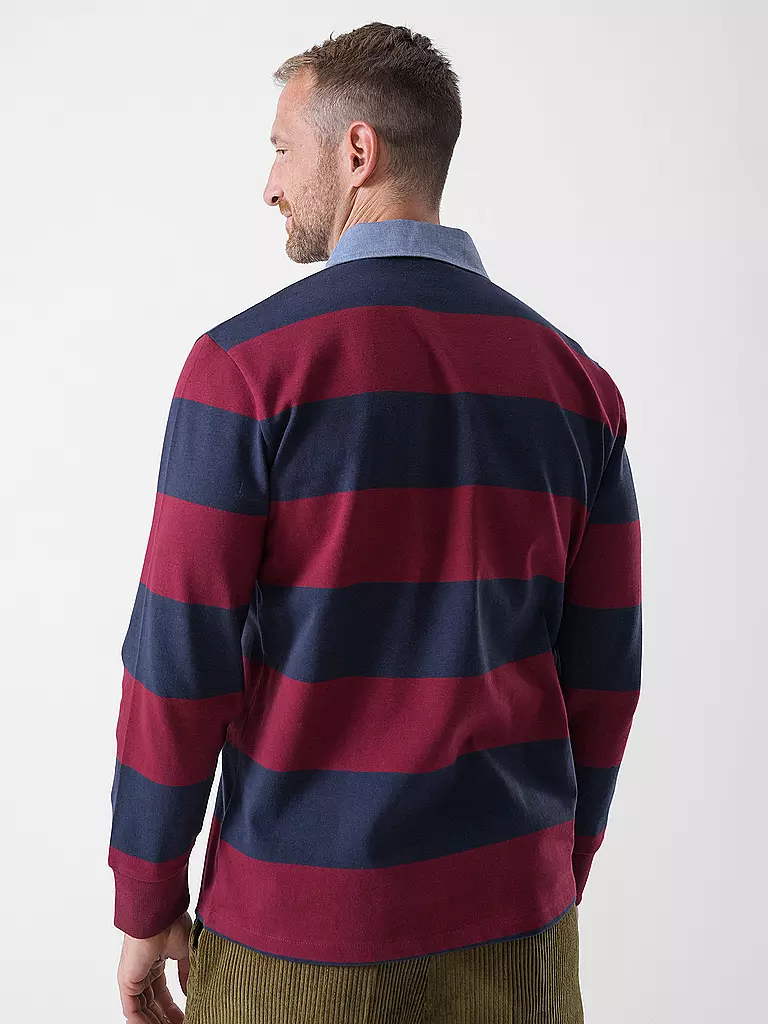 GANT | Polo de rugby | dunkelrot