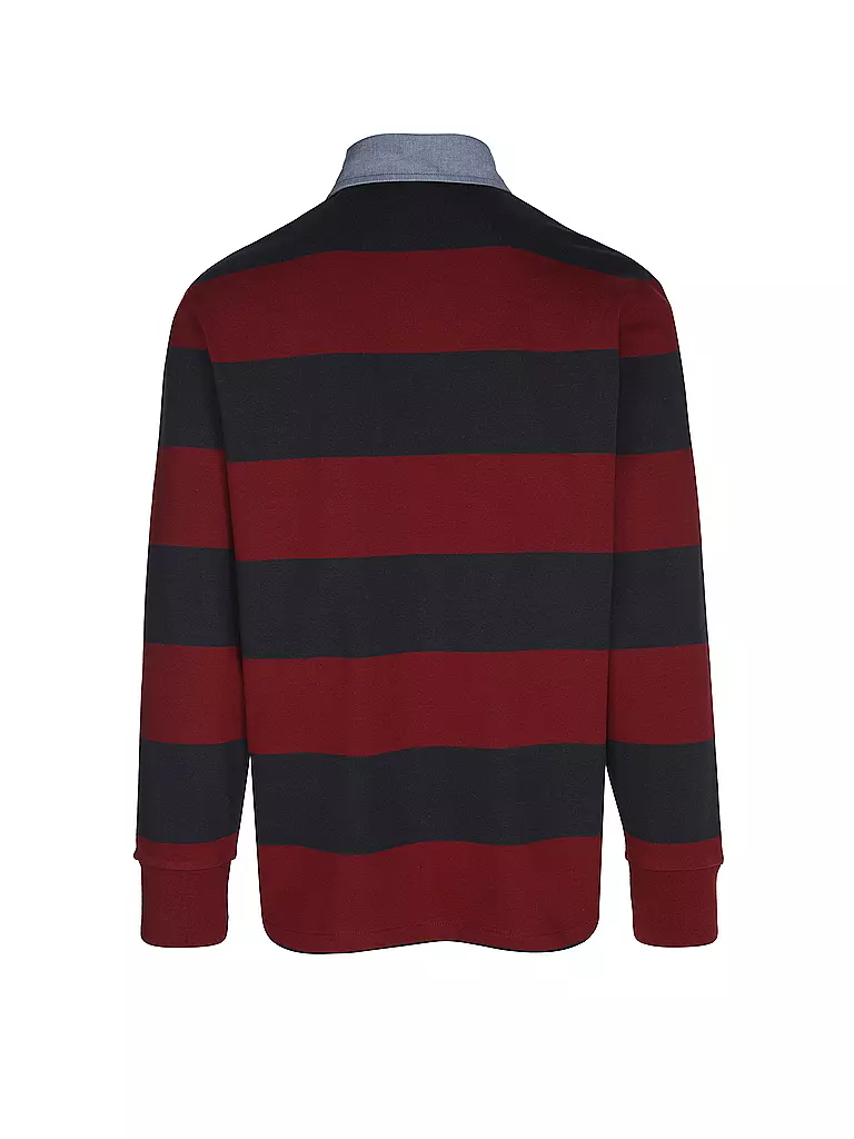 GANT | Polo de rugby | dunkelrot