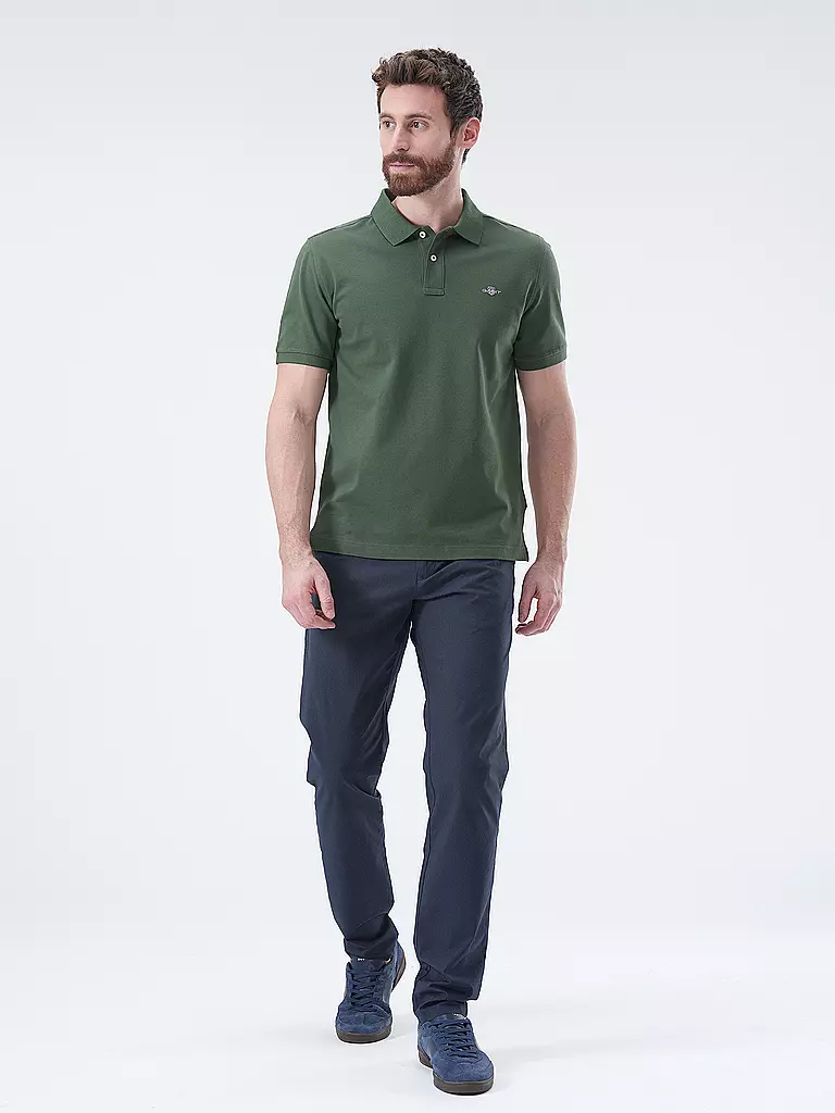 GANT | Poloshirt Regular Fit | Vert foncé