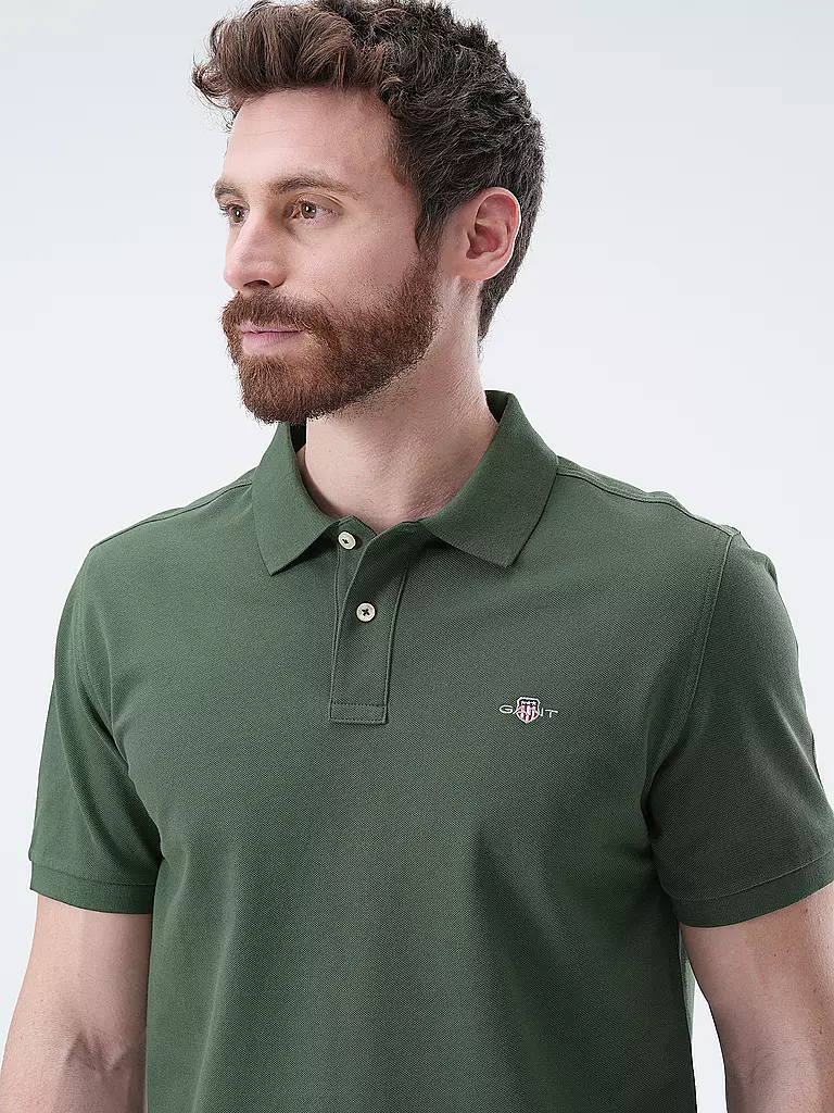 GANT | Poloshirt Regular Fit | Vert foncé