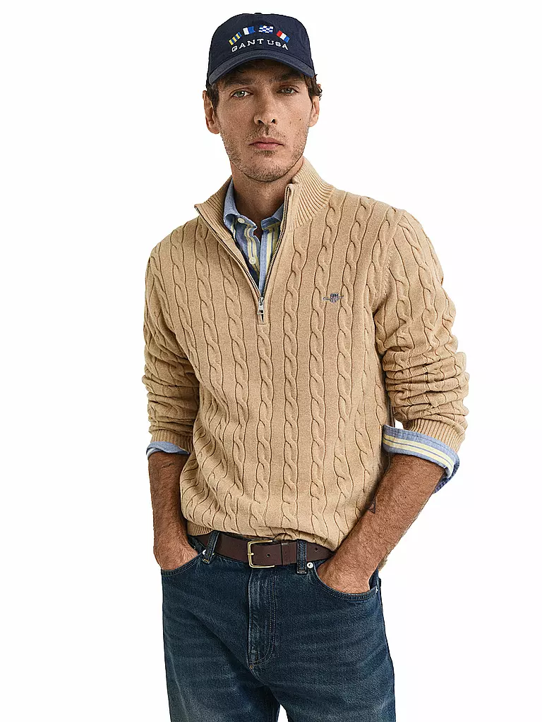 GANT | Pull Troyer | beige