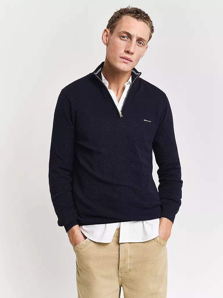 GANT | Pull Troyer | dunkelblau
