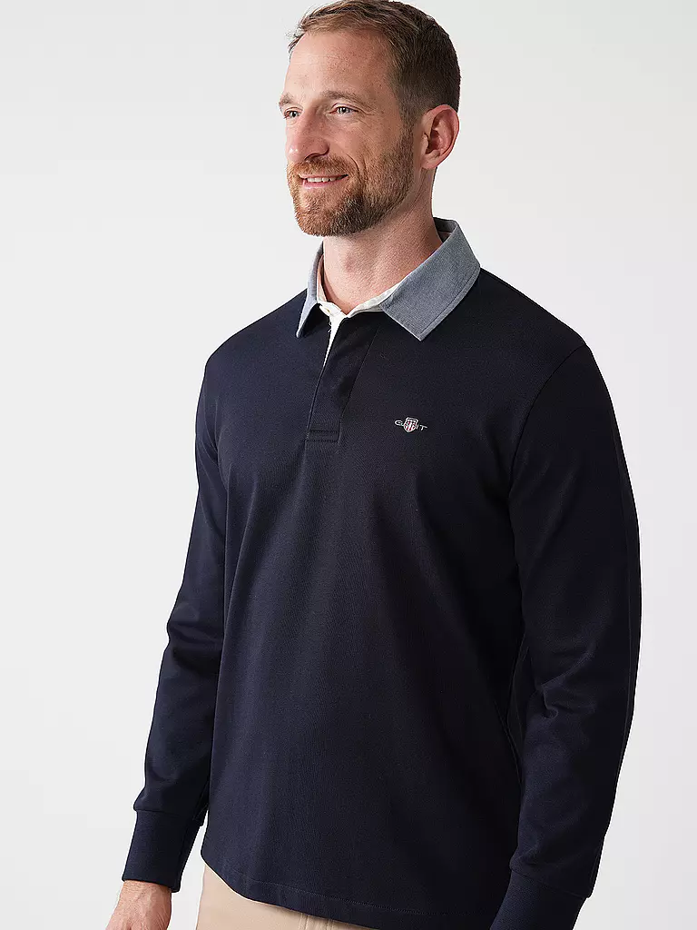 GANT | Rugbysweater | Bleu foncé