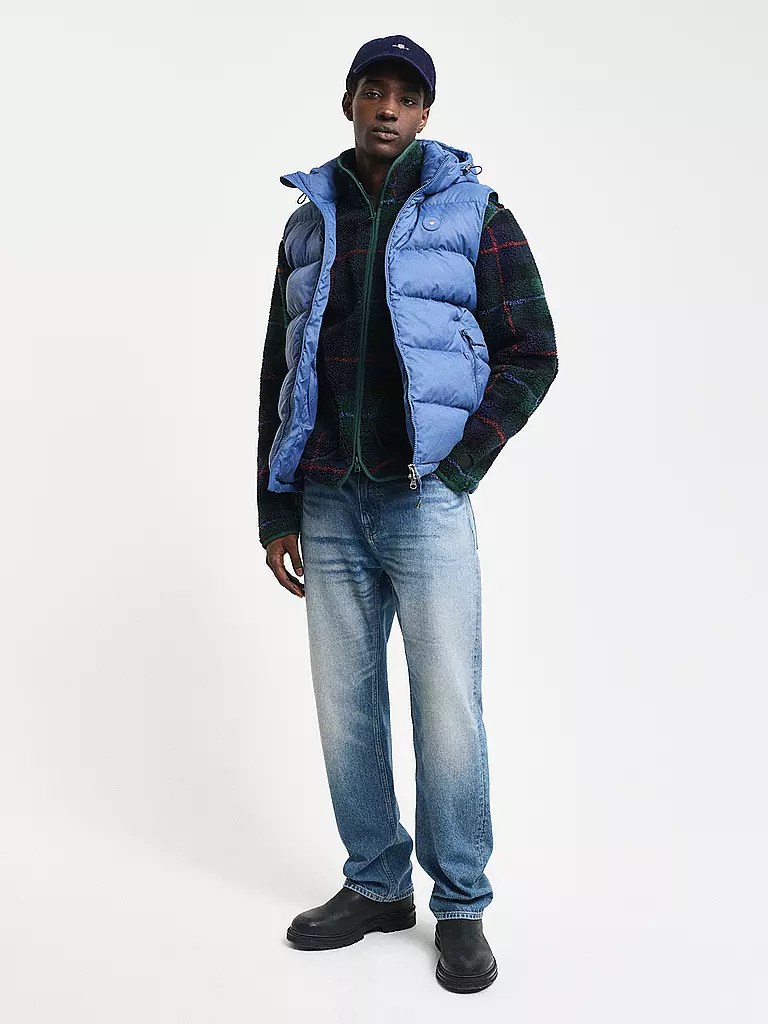 GANT | Steppgilet ACTIVE CLOUD  | Bleu