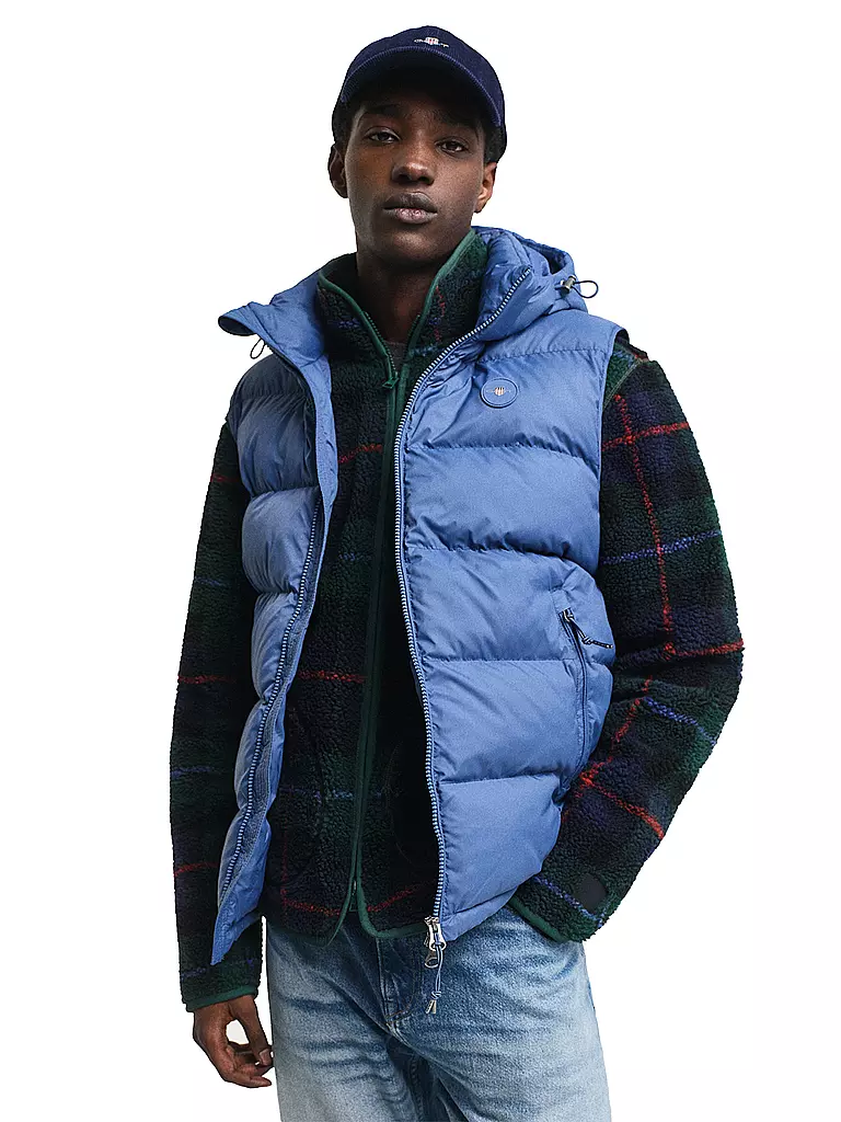 GANT | Steppgilet ACTIVE CLOUD  | Bleu