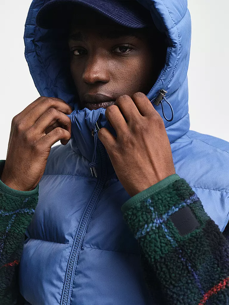 GANT | Steppgilet ACTIVE CLOUD  | Bleu