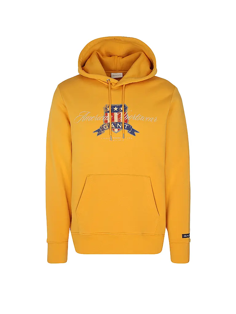 GANT | Sweat à capuche - Hoodie | Jaune