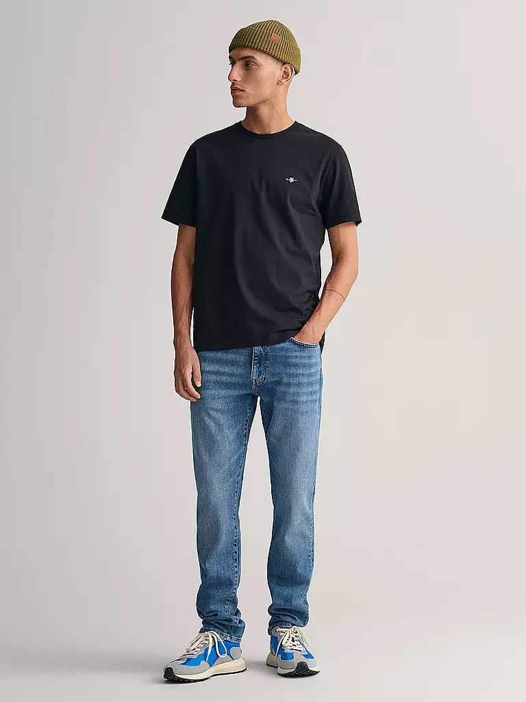 GANT | T-shirt coupe regular | schwarz