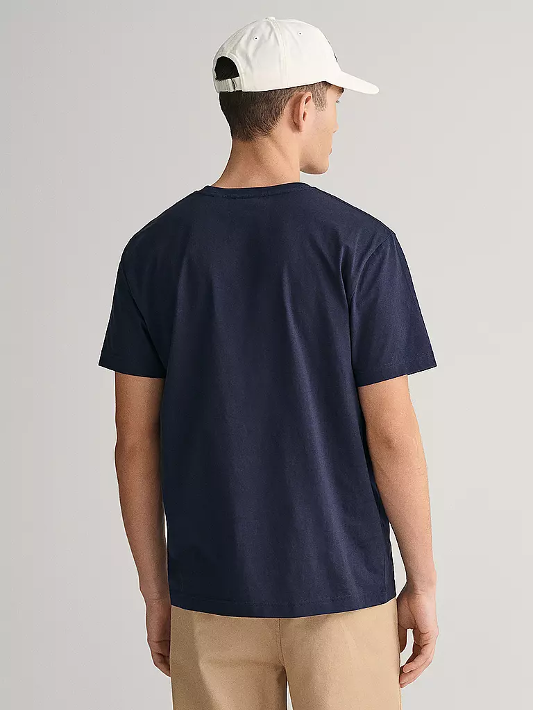 GANT | T-shirt coupe regular | Bleu foncé