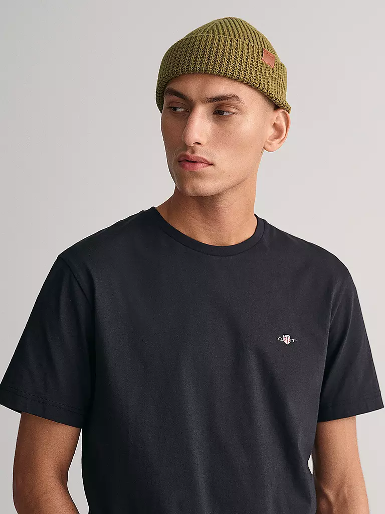 GANT | T-shirt coupe regular | schwarz