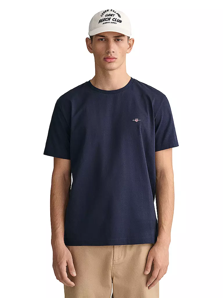 GANT | T-shirt coupe regular | Bleu foncé