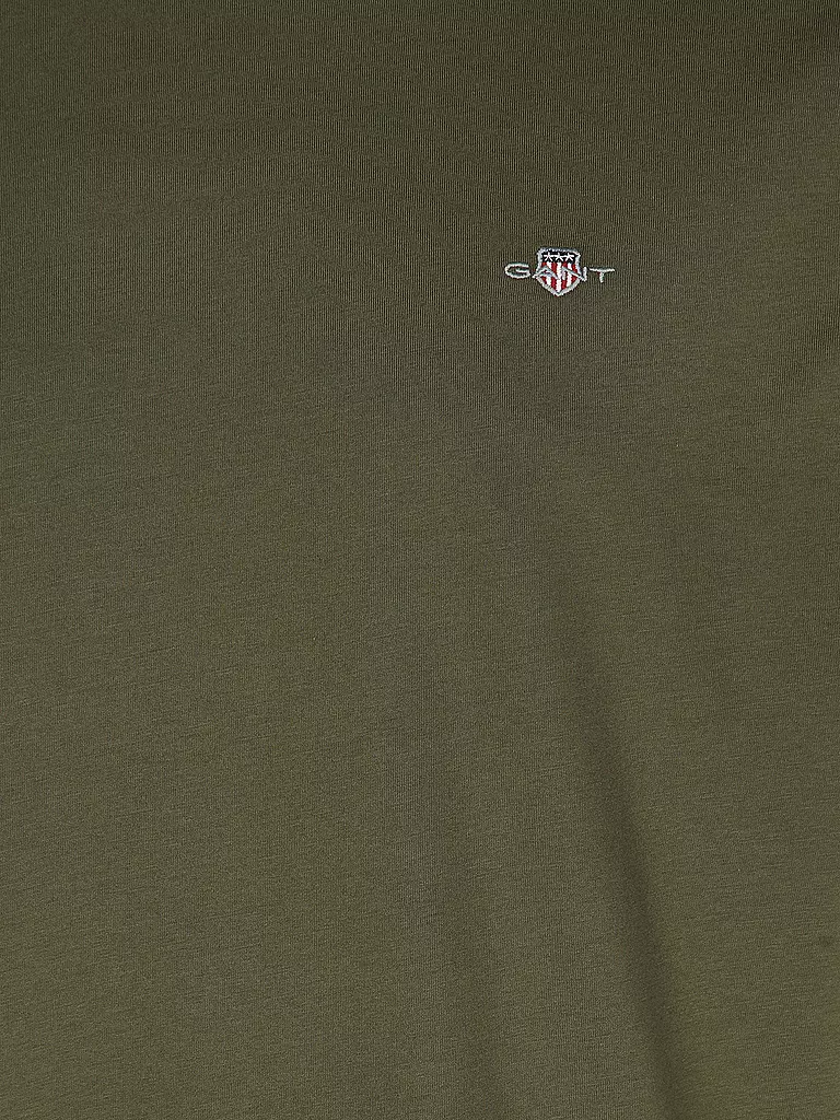 GANT | T-shirt coupe regular | dunkelgrün