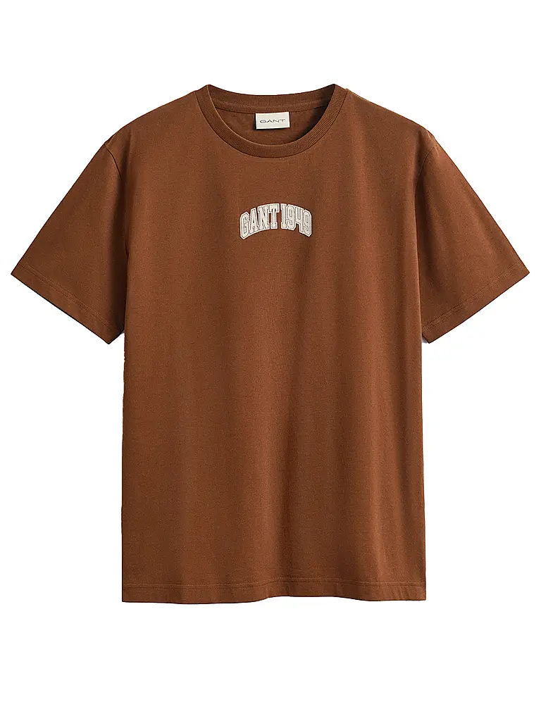 GANT | T-shirt GRAPHIC 1949 LOGO | Marron