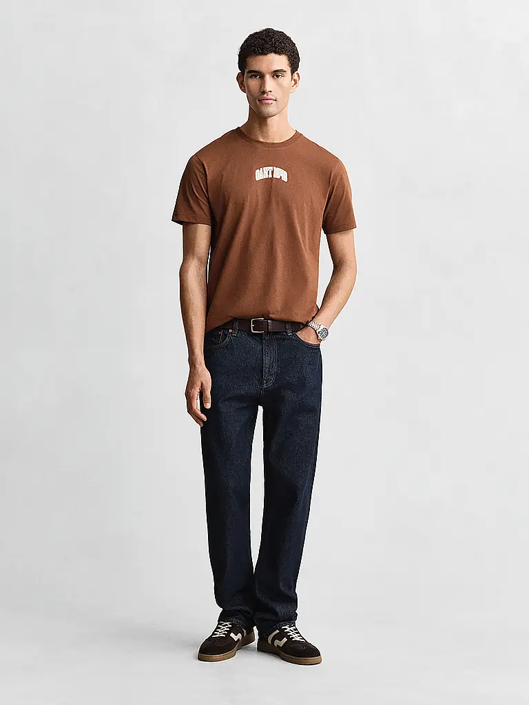 GANT | T-shirt GRAPHIC 1949 LOGO | Marron