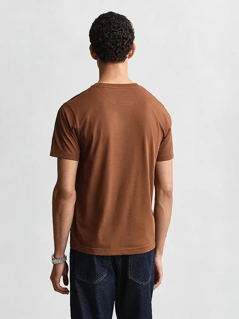 GANT | T-shirt GRAPHIC 1949 LOGO | Marron
