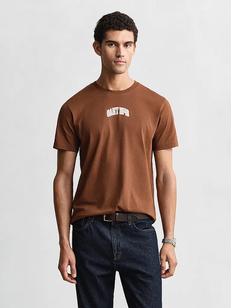 GANT | T-shirt GRAPHIC 1949 LOGO | Marron