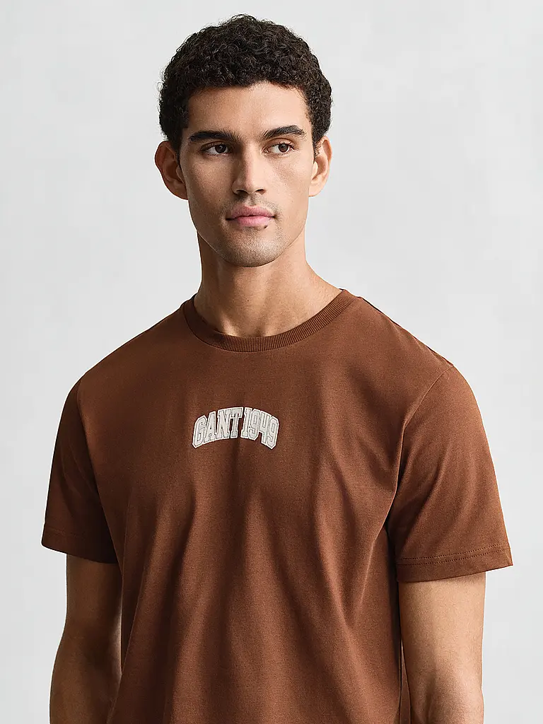 GANT | T-shirt GRAPHIC 1949 LOGO | Marron