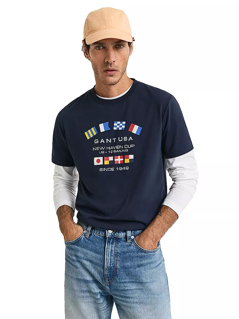 GANT | T-shirt | dunkelblau