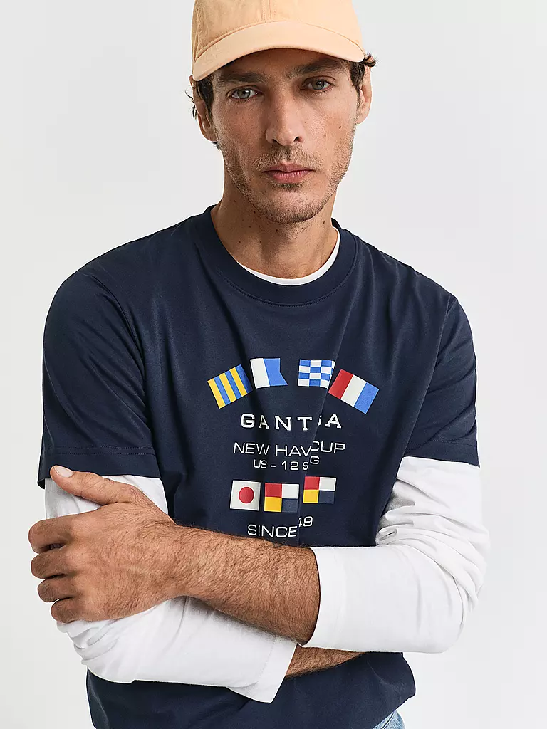 GANT | T-shirt | dunkelblau