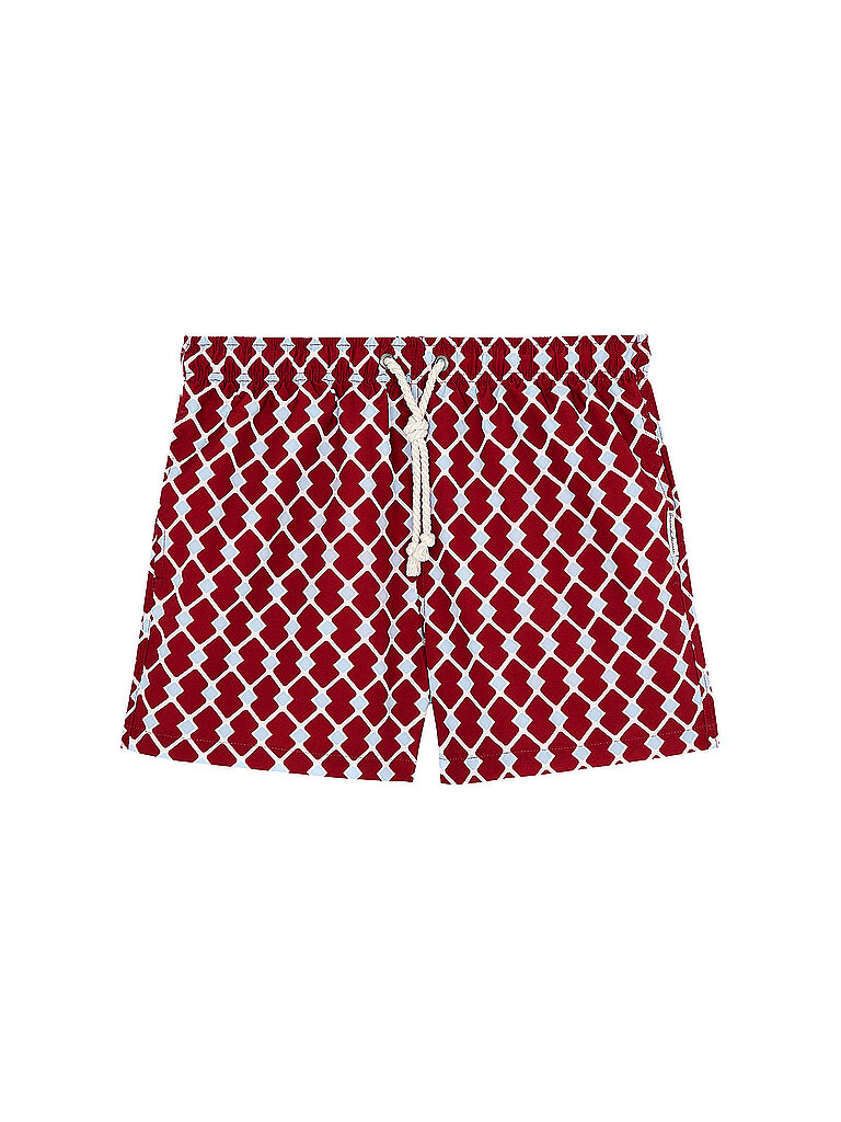 Short de bain PORTOFINO rouge foncé L