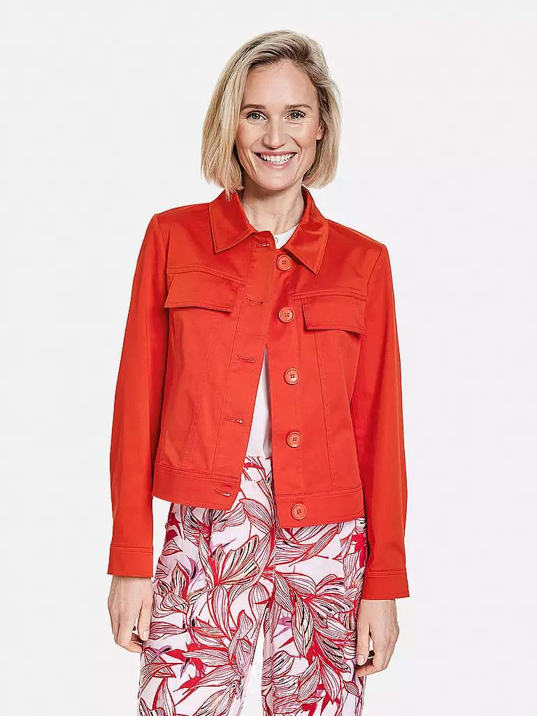 GERRY WEBER | Jeansjacke  | Rouge