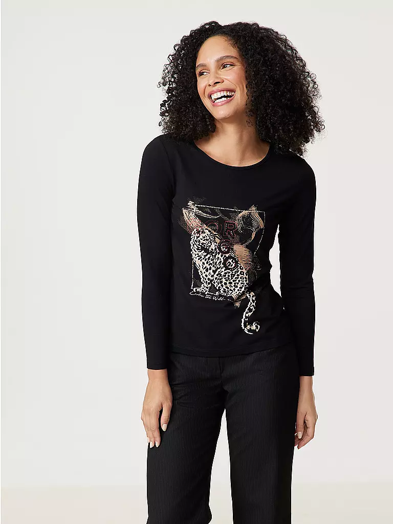 GERRY WEBER | Langarmshirt | Noir