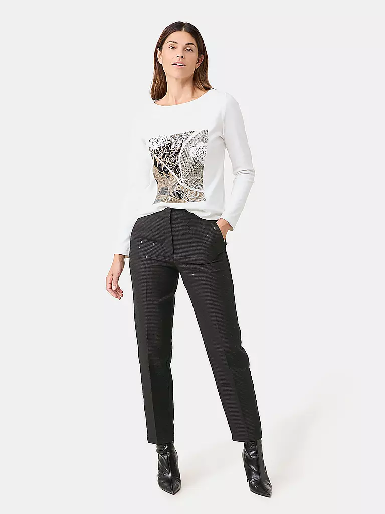 GERRY WEBER | Pantalon de tailleur 7/8 | schwarz