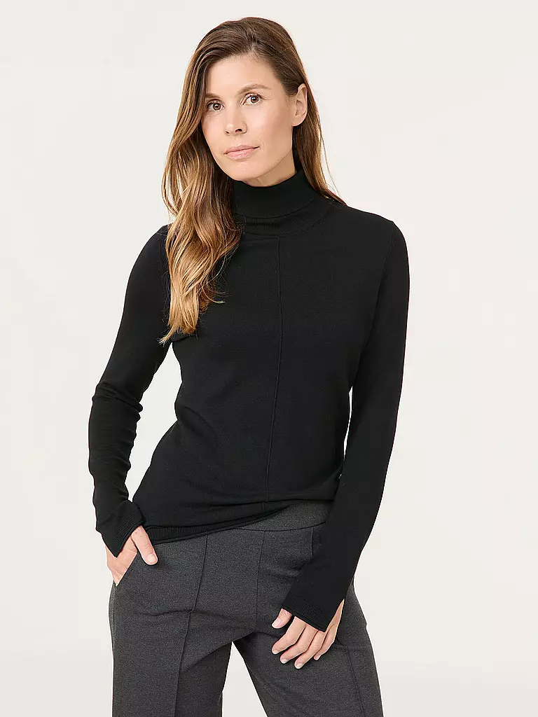 GERRY WEBER | Rollkragenpullover | Noir