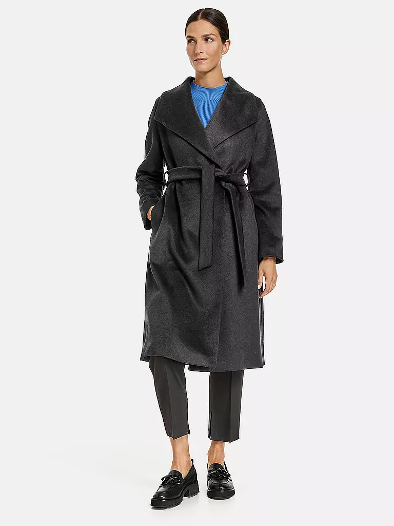 GERRY WEBER | Wollmantel  | Noir