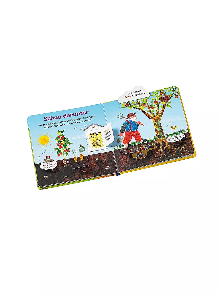 GERSTENBERG VERLAG | Livre - La chenille qui fait des trous - À la ferme | Aucune couleur