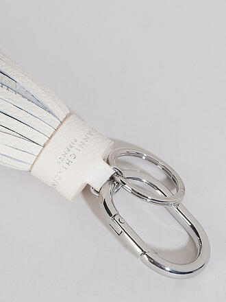 GIANNI CHIARINI | Nom du produit: Porte-clés pour sac
Marque: GIANNI CHIARINI
Couleur: crème
Catégories: Mode,Femme

Matériel: Cuir
Détails: Logo,Franges