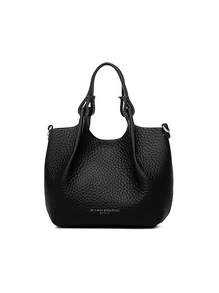 Sac en cuir - Sac Hobo DUA Small noir