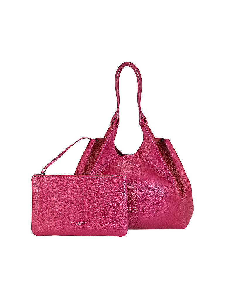 Sac en cuir - Sac Hobo DUA rose