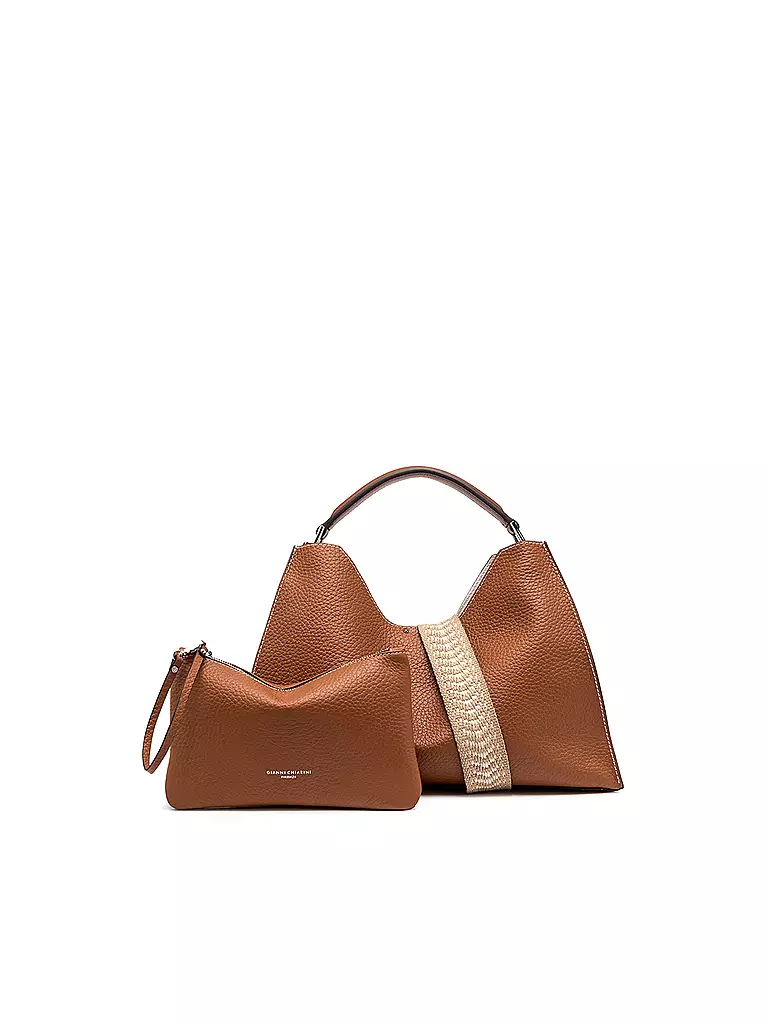 GIANNI CHIARINI | Ledertasche - Henkeltasche AURORA | Camel